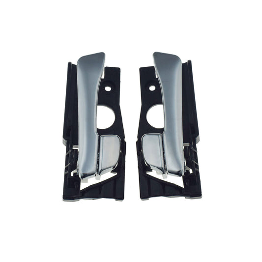 for Hyundai Accent 2012-2017 Rear Left  Right Interior Door Handles Pair Chrome