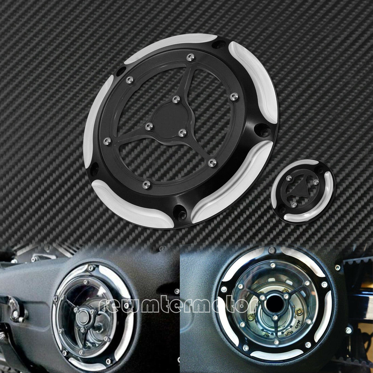 Clarity Derby Cover Timing Timer Cover Fit for Harley Touring FLH/T 16-18 Chrome