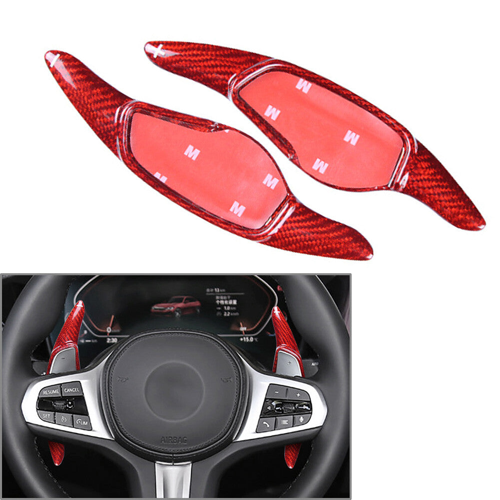 for Hyundai LA Festa 2019-2021 Steering Wheel Shift Paddle Shifter Extension Red