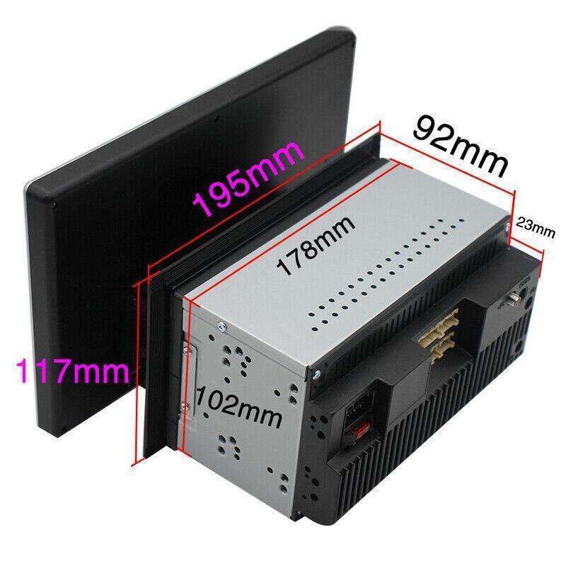 10.1 Adjustable Screen 2Din Car Radio Android 9.1 Stereo GPS Navigation Player