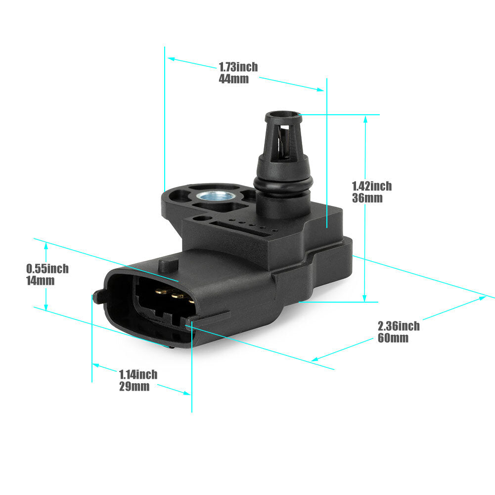 0261230099 Intake Manifold Pressure Sensor for Polaris RZR 570 800 900 1000 2008