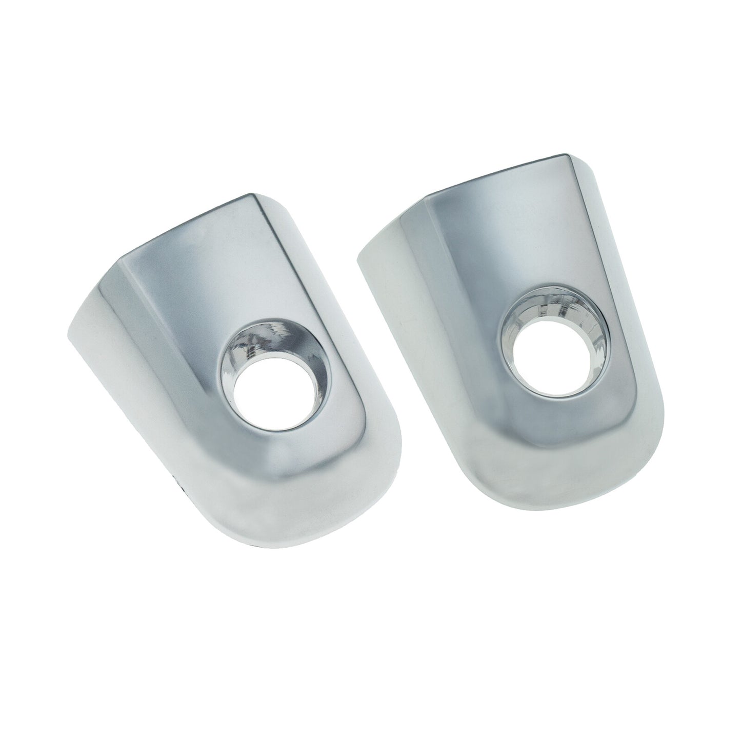 Front LH and right-hand exterior door handle cover with keyhole (pair) for Mitsubishi Montero L200