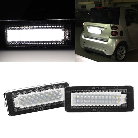 License Plate Lamp for Mercedes Benz for Smart Fortwo Coupe Cabriolet W450 W451 W453