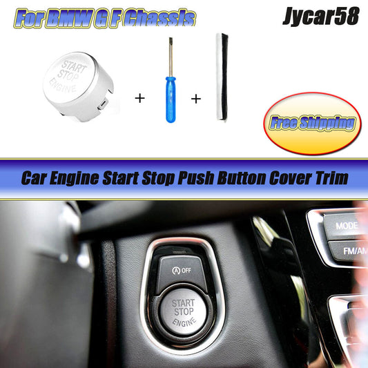 Car Engine Start Stop Push Button Cover for BMW G F Chassis 1 2 3 4 5 6 7 Series