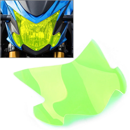 Fit for SUZUKI GSX-S750 15-21 Front Headlight Guard Shield Screen Lens Cover Green