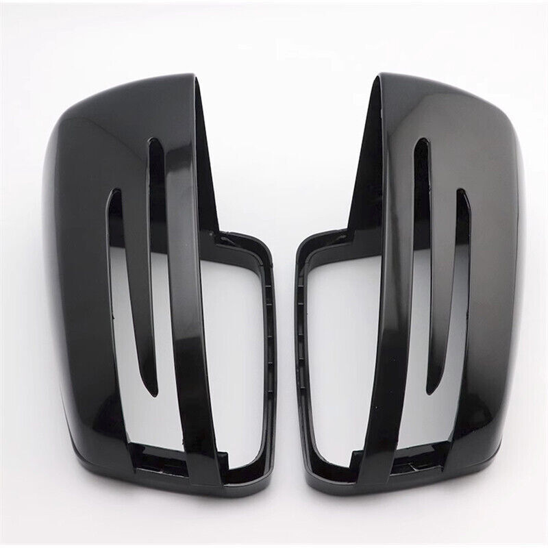 Pair Rearview Mirror Shell Cover Cap Replacement for Mercedes-Benz A/C/E/S Class
