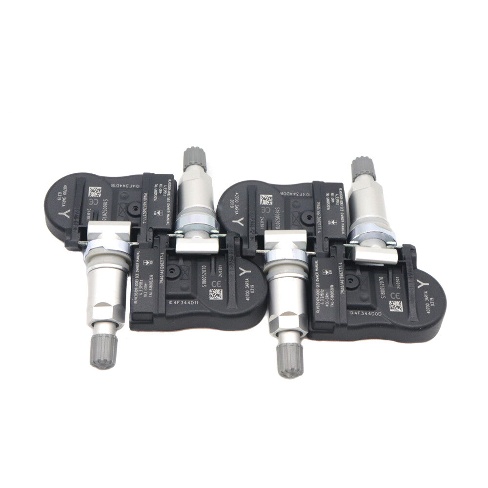 Set 4 NEW Tire Sensors 40700-3AR1A TPMS 433MHz for Nissan Sentra 1.8L Versa 1.6L