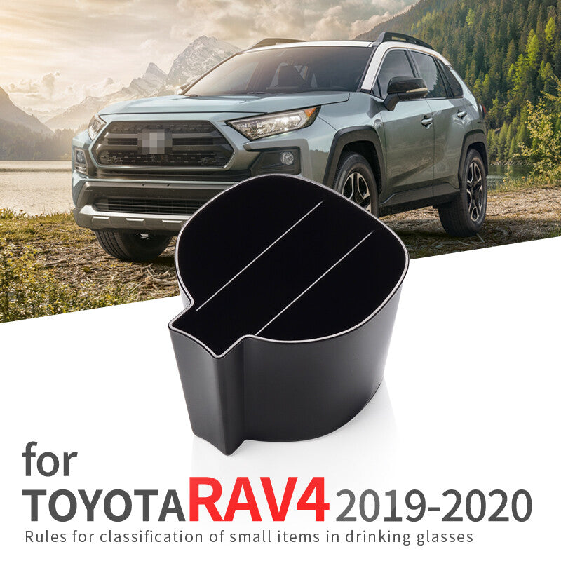 Water Cup Holder Storage Box for Toyota RAV4 2019 2020 XA50 RAV 4 50 Card phone