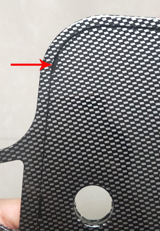 Carbon Fiber Color Plastic Rear Side Covers Panels for Honda CRF50 XR50 bike SSR