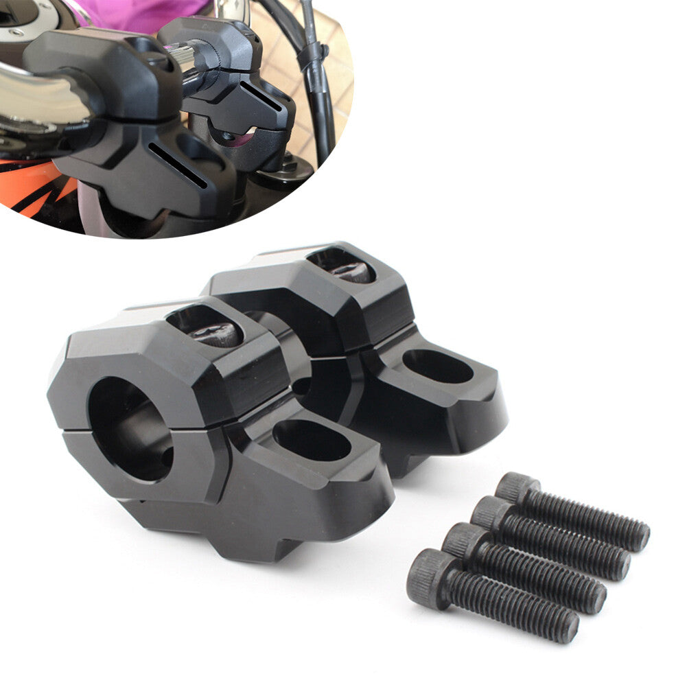for Kawasaki Z900C Z900RS 2017-2024 Handlebar Mount Riser Clamp Handle Bar Black