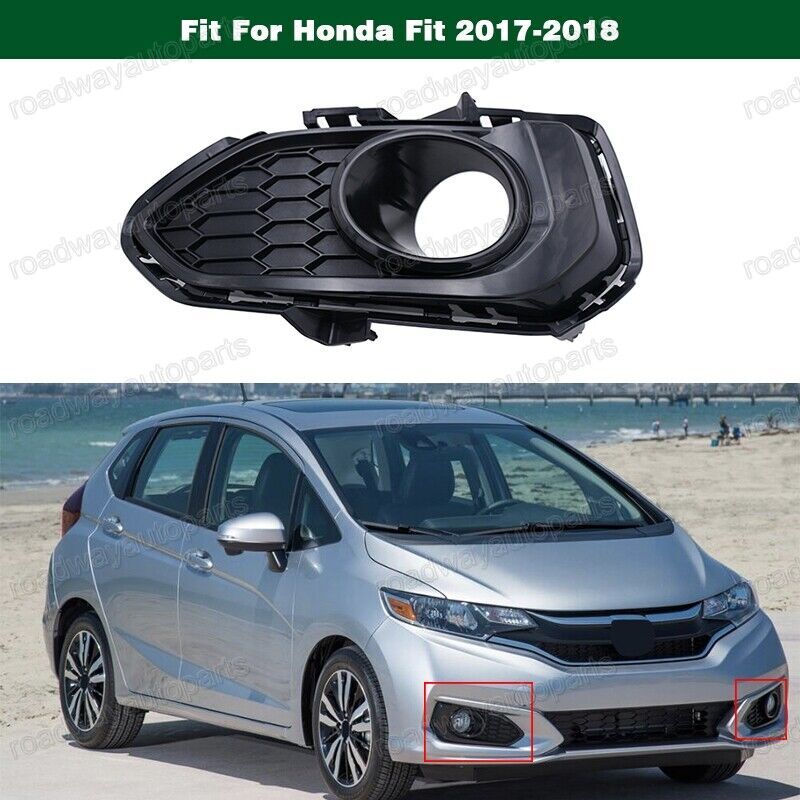 1Pcs Left Driver Side Fog Lamp Light Cover Bezel Trim for Honda Fit 2017-2018