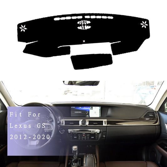 1P Inner Dashboard Dash Mat Non-slip DashMat Sun Shade Pad for Lexus GS 2012-20