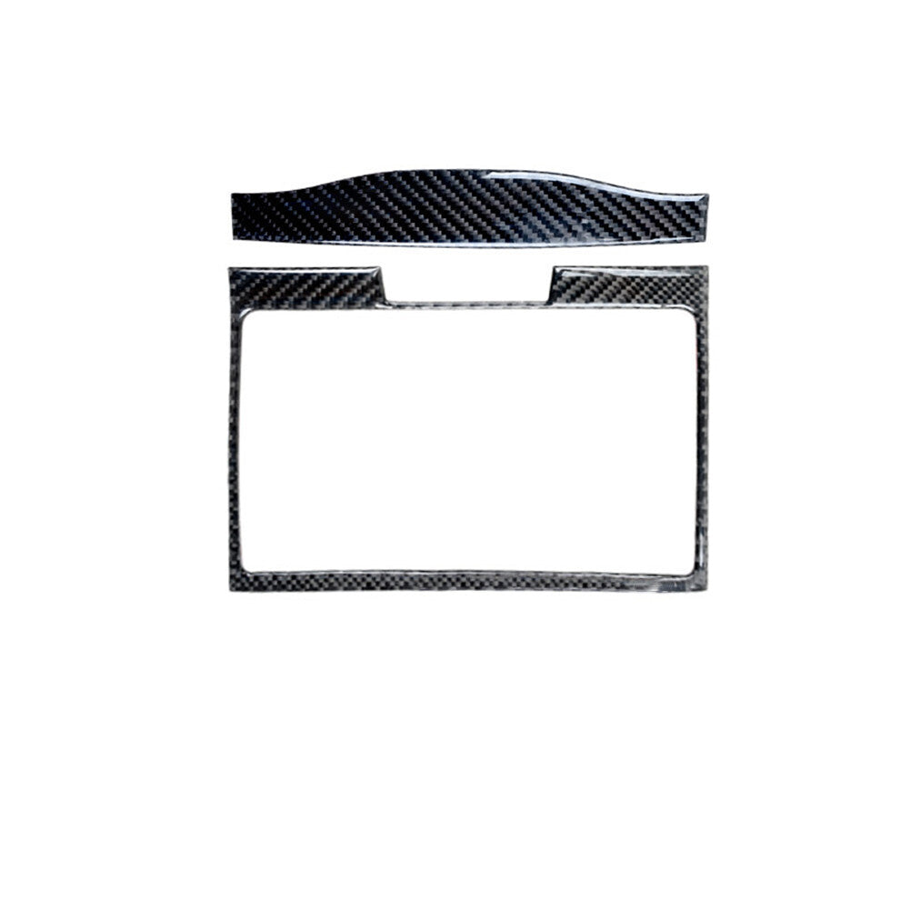 Carbon Fiber Radio Player Frame Cover Trim for Honda CRV CR-V 2015-2016 Type A