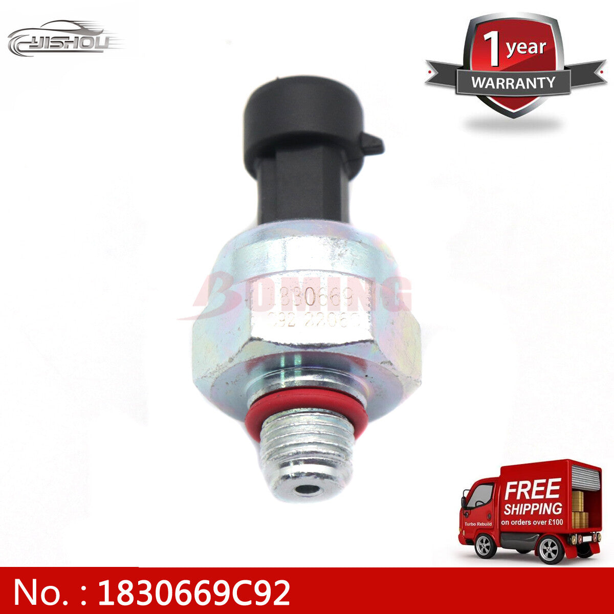1830669C92 Injection Pressure ICP Sensor Suitable for DT466E, I530E, HT530, DT466