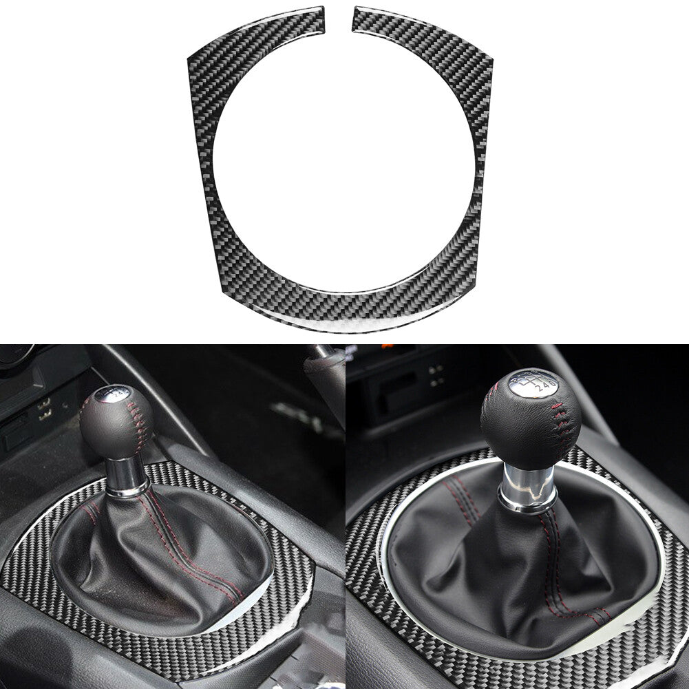 for Mazda MX-5 2016-2020 Carbon Interior Gear Shift Center Console Cover Trim