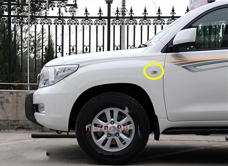 2pcs for Toyota Prado LC200 2008-2011 Front Fender Side Lh+Rh Signal Light Cover