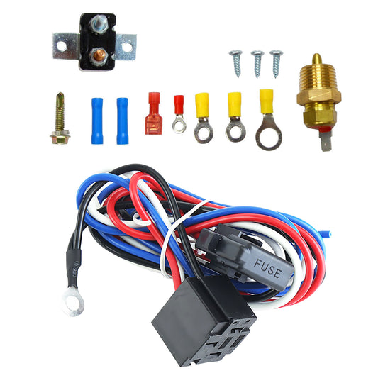 3/8 175-185 Engine Fan Thermostat Temperature Relay Switch Sensor Repair Part