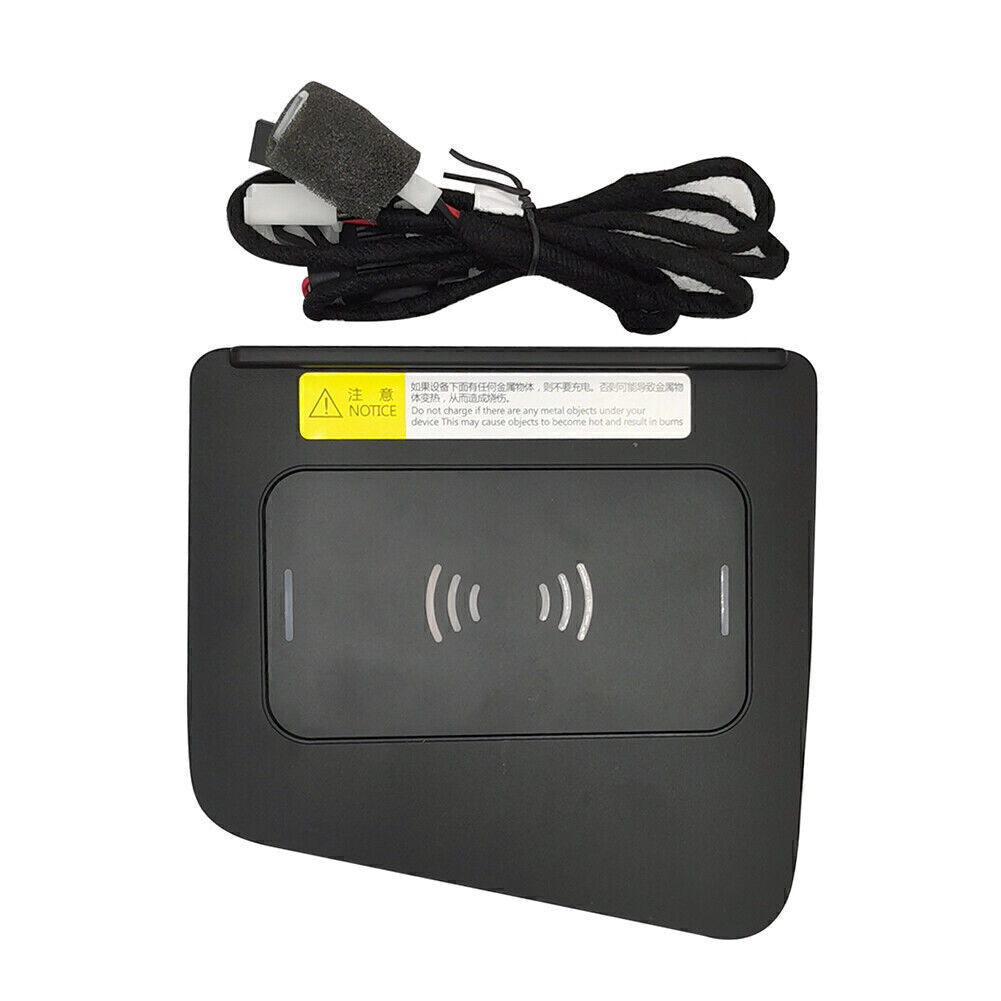 Car Wireless Charger Phone Fast Charging Pad Fit for Toyota Highlander 2014-2019