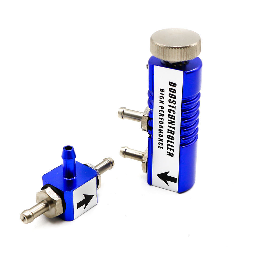 Universal Adjustable Racing Turbo Manual Acceleration Bypass Controller Kit 30PSI Blue