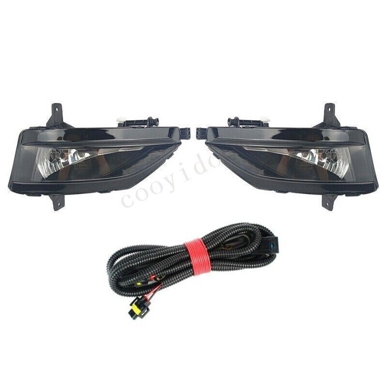 1 Pair Front Bumper LED Fog Light Fog Lamp for Volkswagen for VW for Jetta 2019-2021