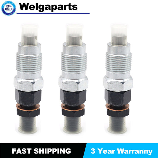 3x H1600-53000 Fuel Injectors Fit for Kubota D722 16001-53002 D722 D782 D902 New