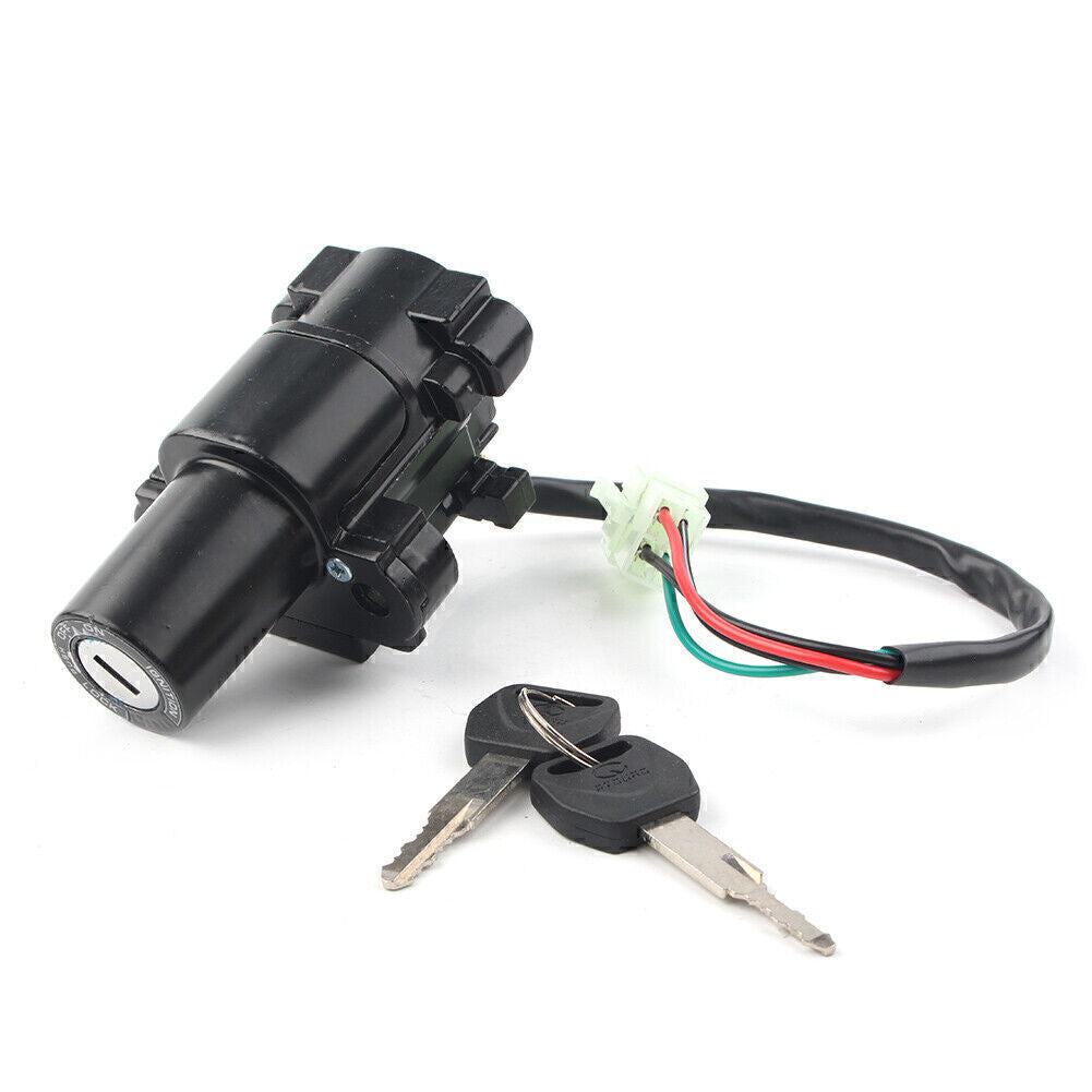 Fit for Honda CBR 600 RR 2005-2006 Ignition Switch Lock+Key Set Aluminum  Plastic