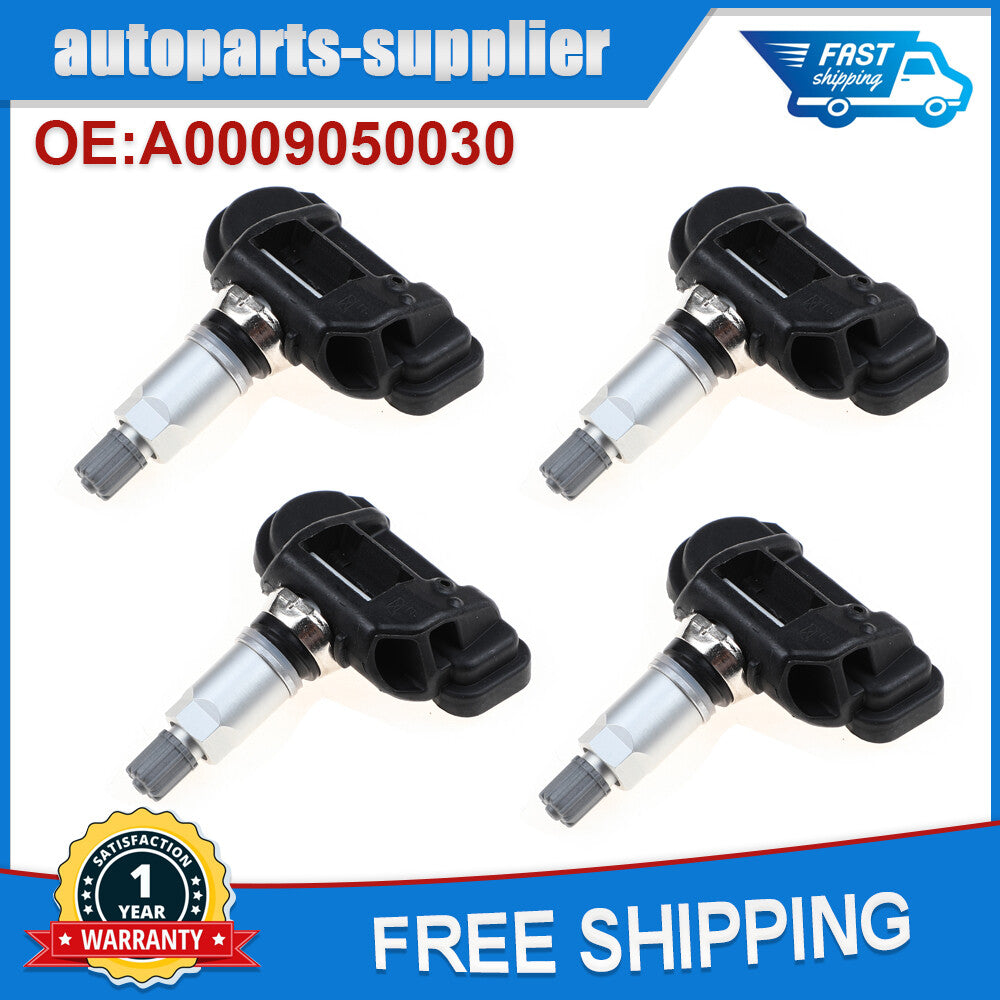 4 TPMS tire pressure sensors A0009050030 0009058504 for Mercedes-Benz