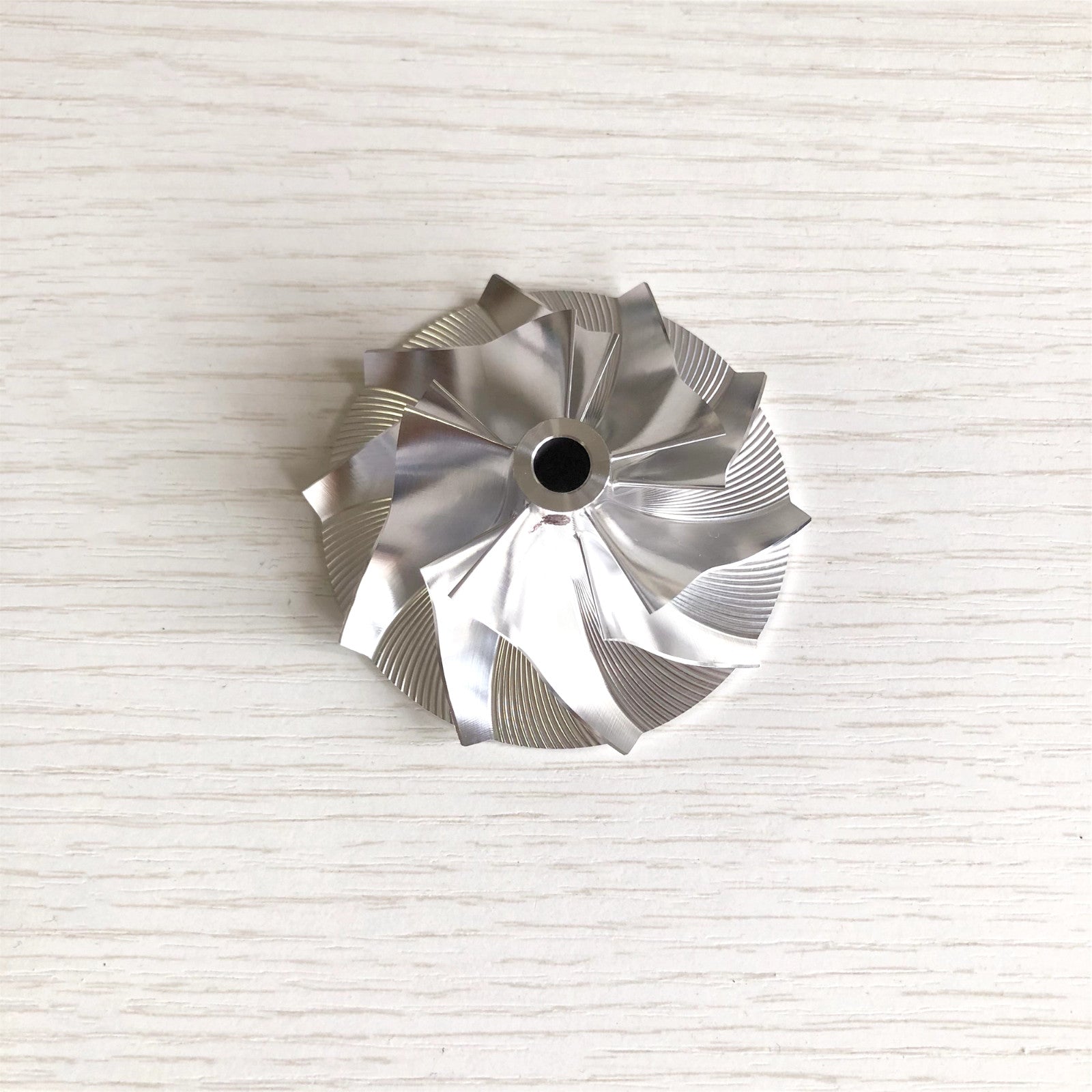CT26 39.00/62.00 mm 5+5 blade high-performance billet compressor wheel