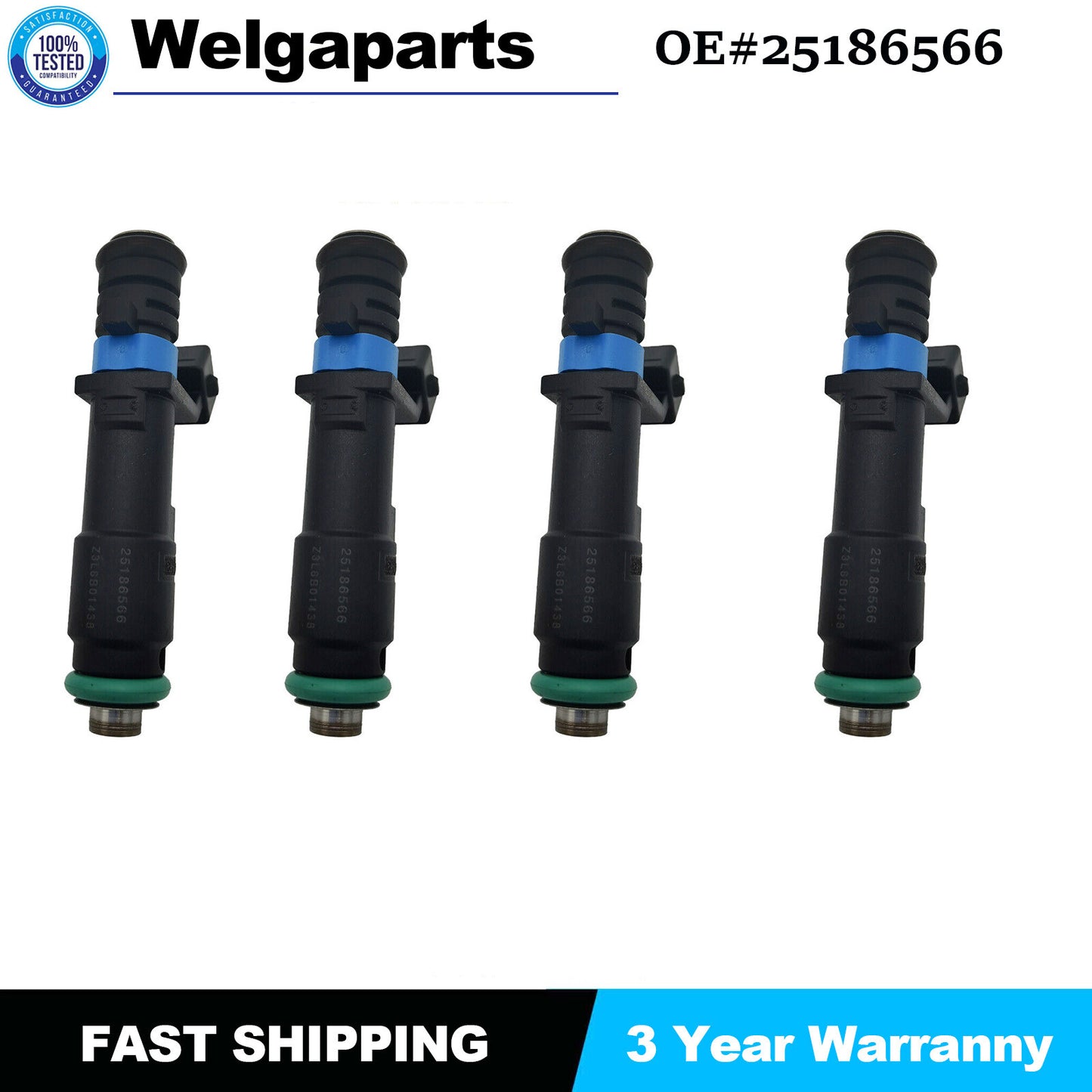 4PCS for Chevrolet 2018-20 Beat Spark 2012 Classic 16-17 Fuel Injector 25186566