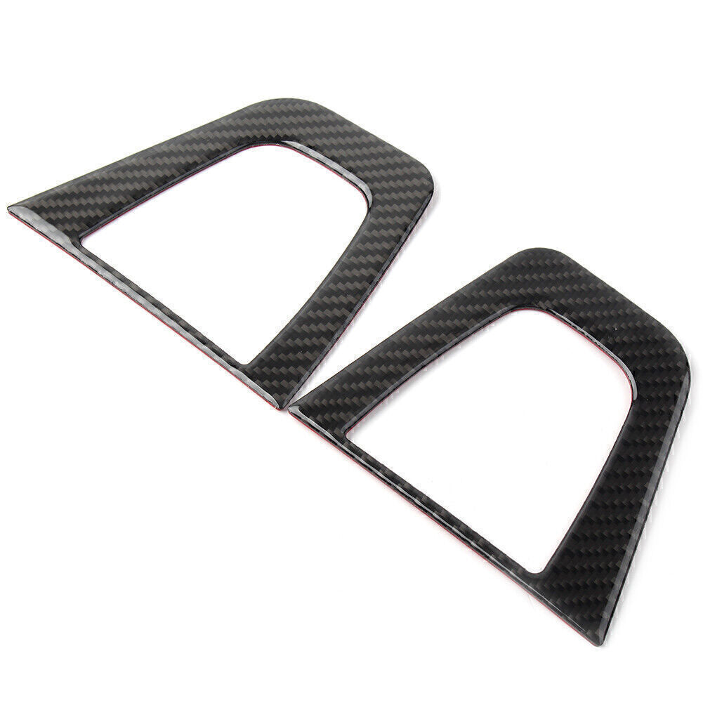 Carbon Fiber Console Both Side Speaker Frame Trim for Subaru Forester 2013-2018