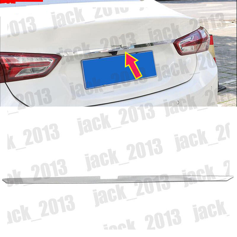 Steel Rear Trunk Tailgate Boot Grab Trim Cover for Chevrolet Malibu 2016-2021