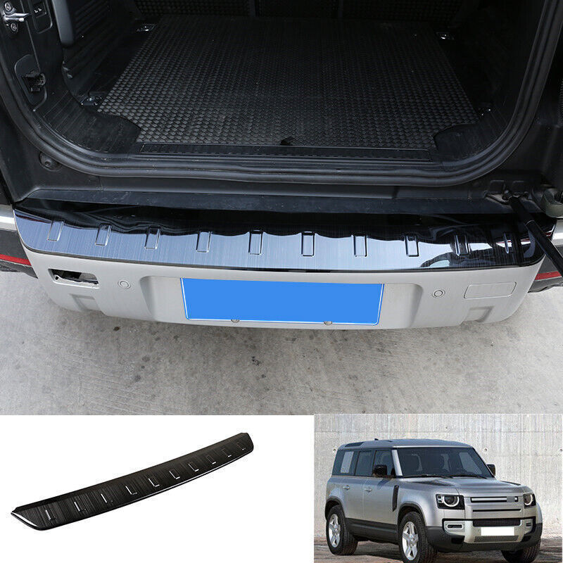 for Land Rover for Defender 2020-24 Black Steel Outer Rear Bumper Protector Guard 1x