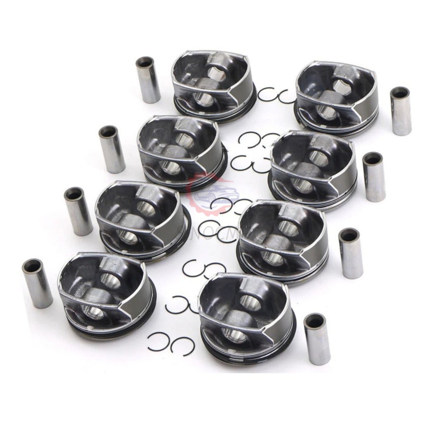 N62 4.4L 8pcs Pistons  Rings Kit for BMW 545i 645Ci 745i X5 E53 E60 E63 E61 E65