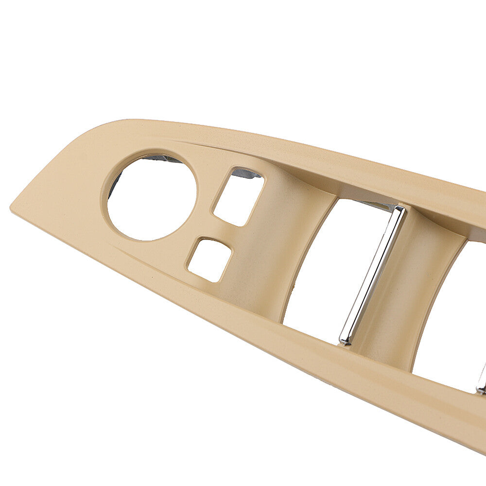 White trim border for the main door and window control panel on for BMW F10