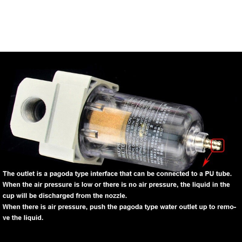 Engine Oil Separator Catch Can Reservoir Tank W/ Breather Filter