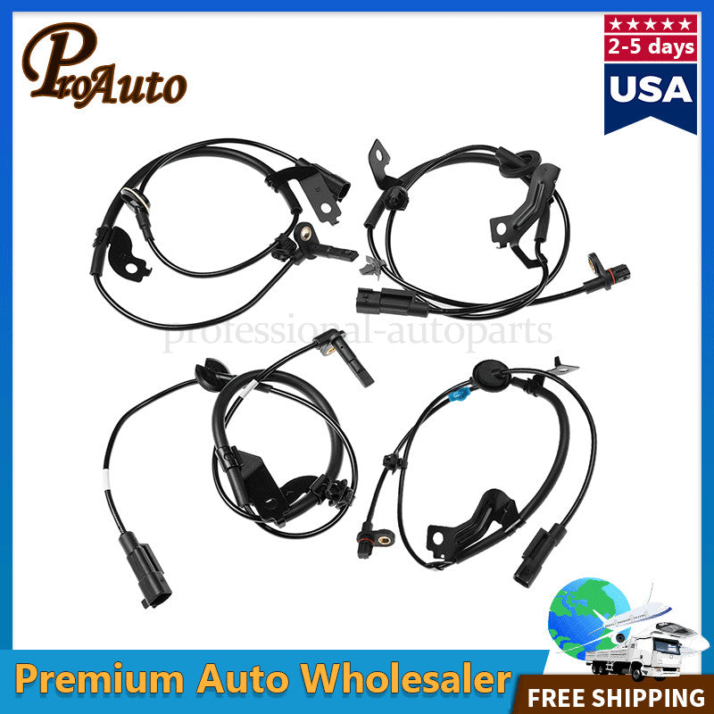 4Pcs ABS Speed Sensor Front Rear For 2008-2017 for Mitsubishi Lancer Outlander