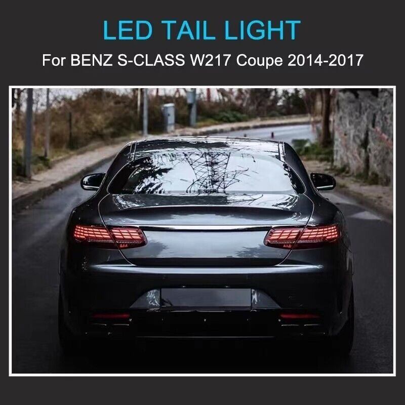 1 Set LED Tail Light Upgrade for Mercedes Benz S Class Coupe W217 2014-2017