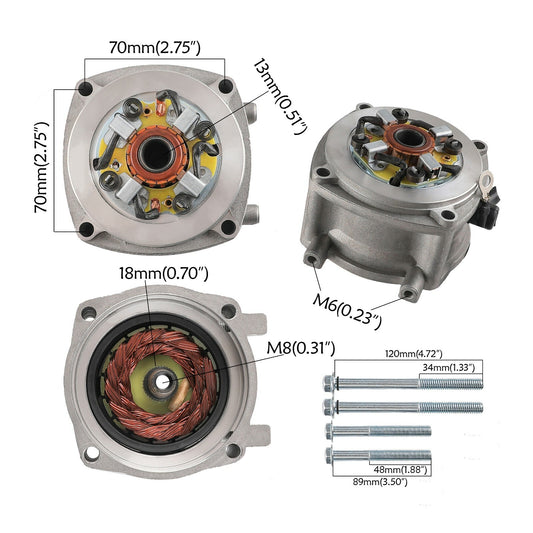 Beginner-friendly 47cc/49cc 2-stroke electric start motor for mini Dirt Chopper bicycle