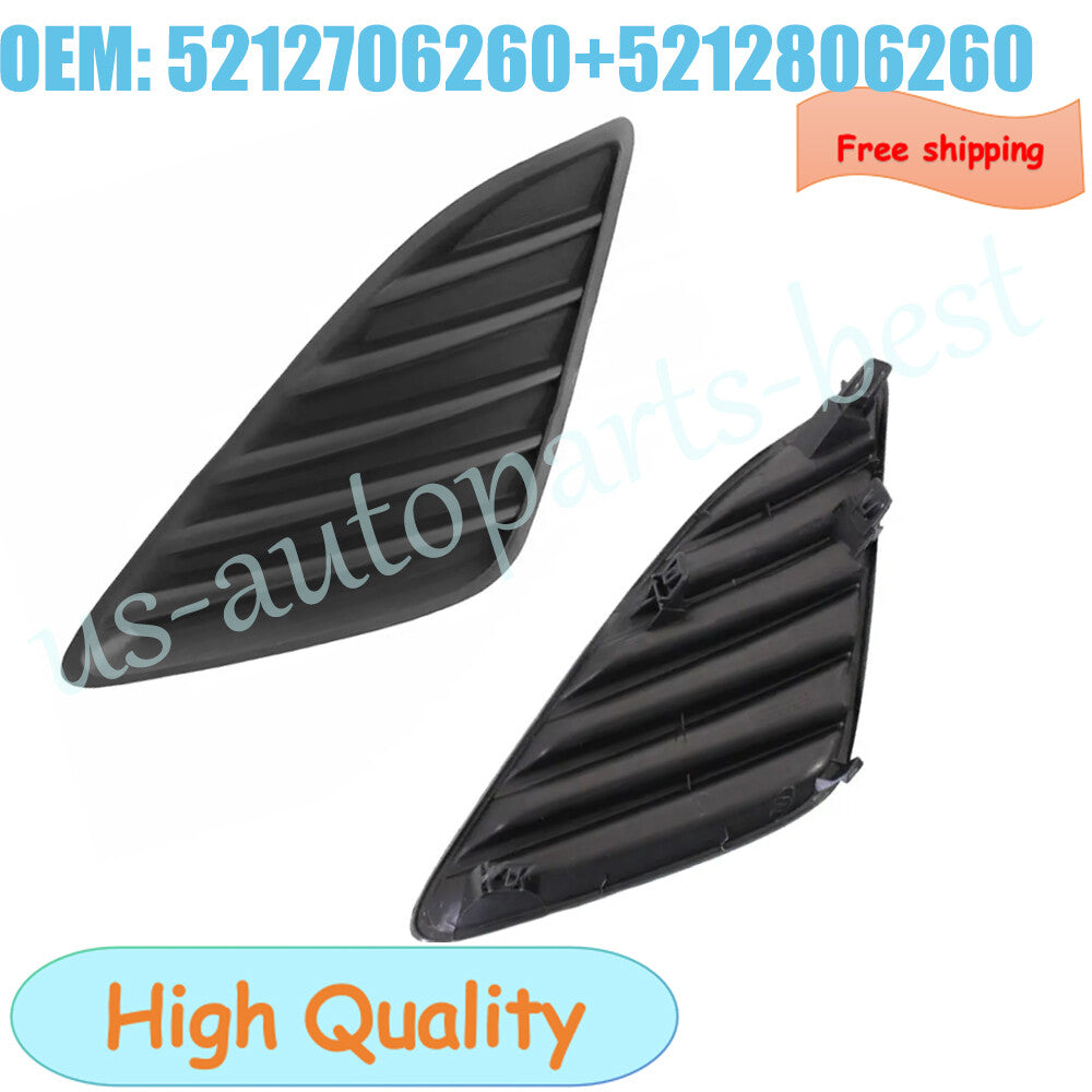Front LHRH Bumper Lower Grille Insert Fog Hole Cover For 12-14 for Toyota for Camry