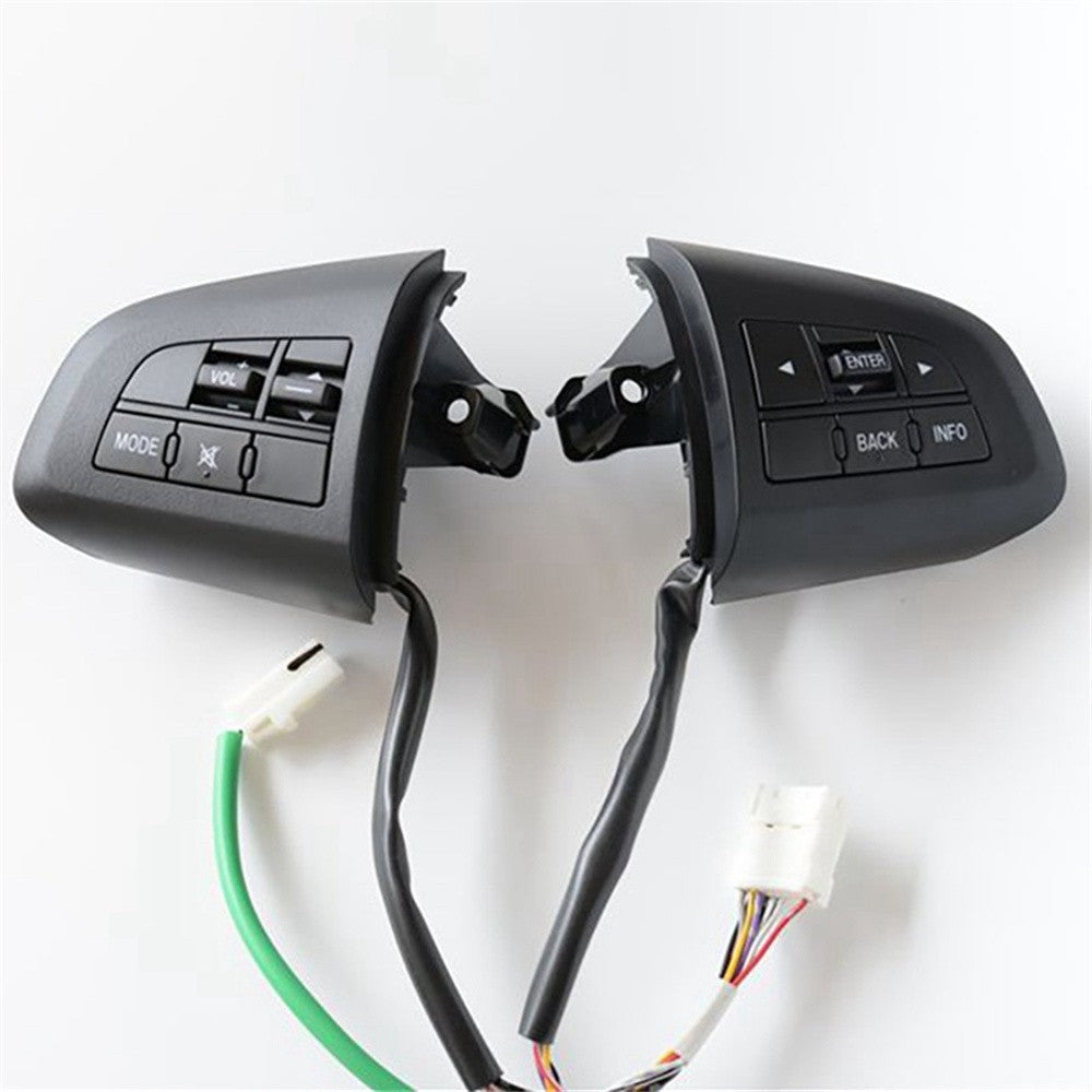 Multi-Function Steering Wheel Switch Control Buttons Black for Mazda 3 5 CX-5/7
