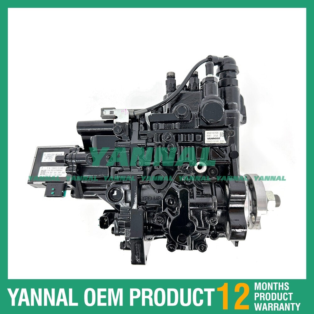 729923-51340 Fuel Injection Pump for Yanmar 4TNV98 CR Engine Parts