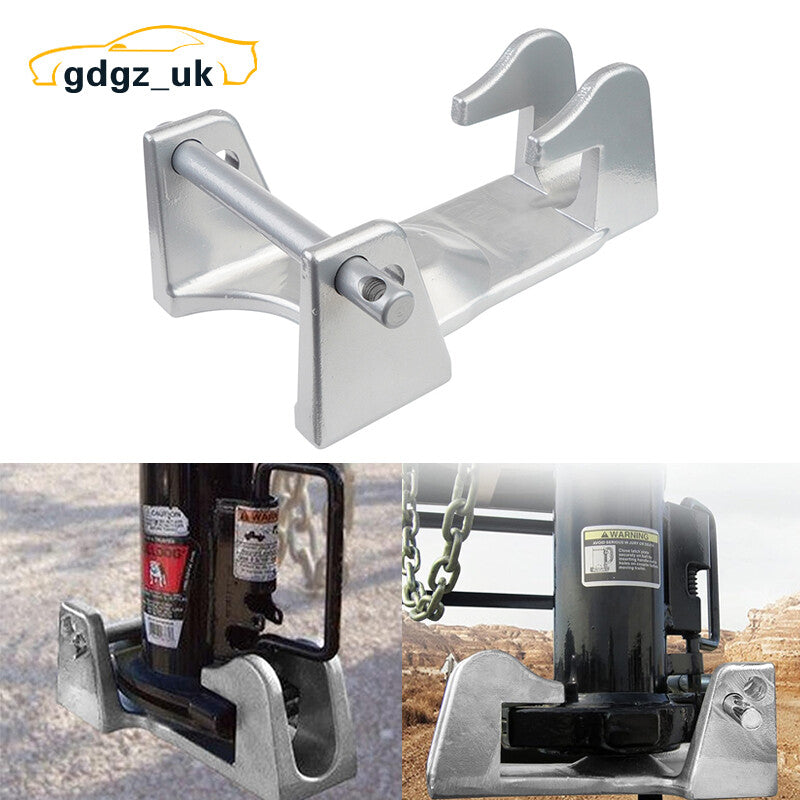 Gooseneck Trailer Lock Hitch Lock TL-50 Coupler Lock for Heavy Trailer RV Silver