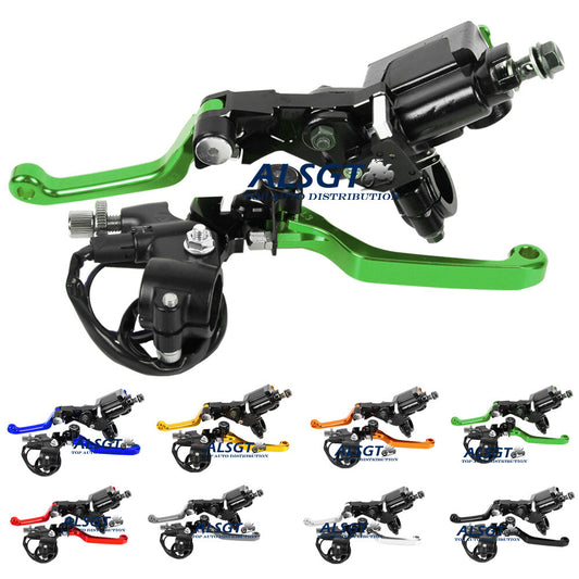 Fit for Kawasaki KX125/KX250 2000-2008 7/8 Brake Master Cylinder Reservoir levers