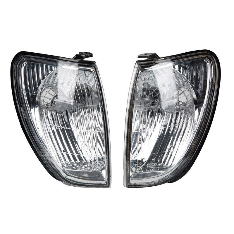 2 PC Front Corner Lights Turn Signal Lamps for Toyota for Land Cruiser FJ90 1998-07