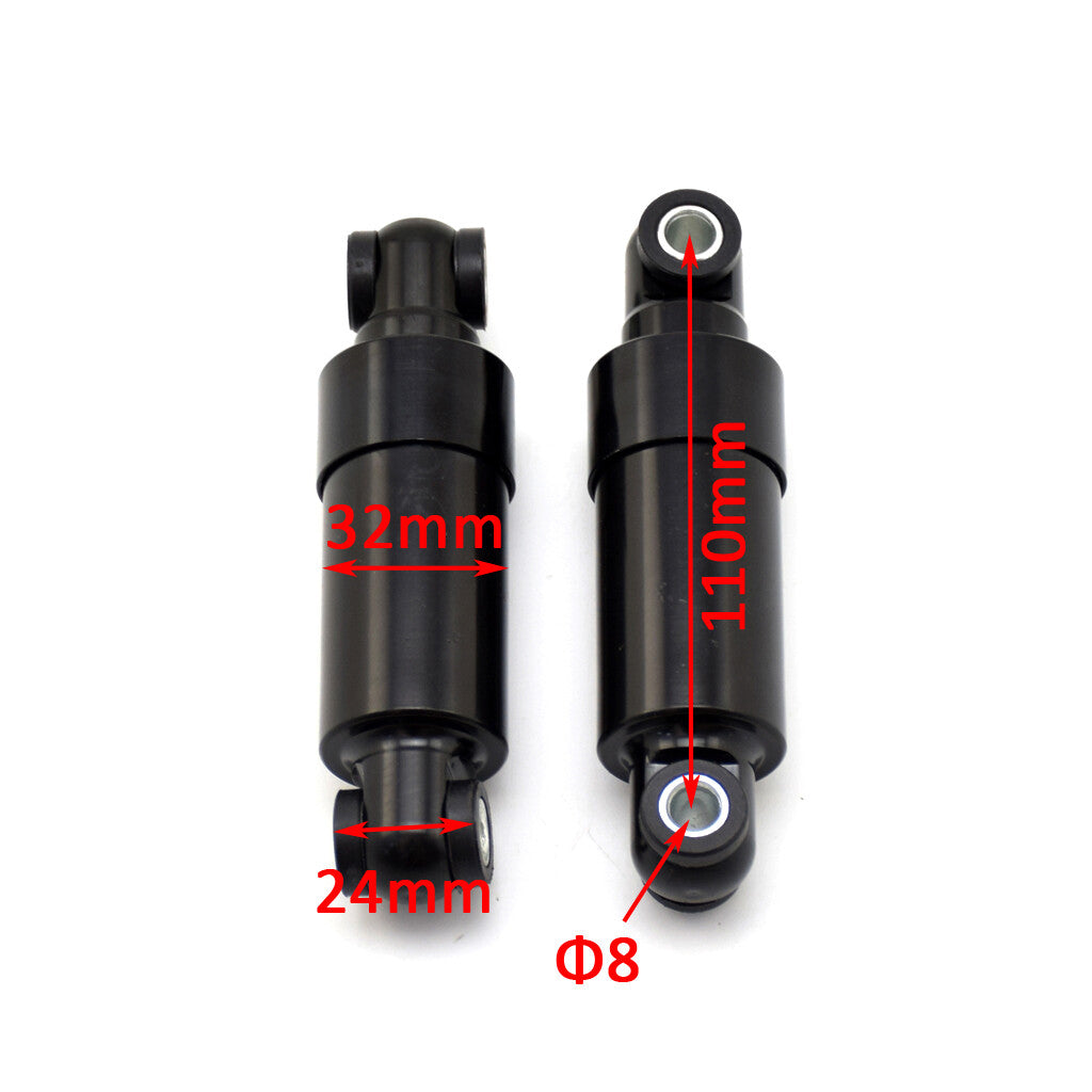 Folding scooters 110mm electric bicycles rear shock absorber suspension Pit bike