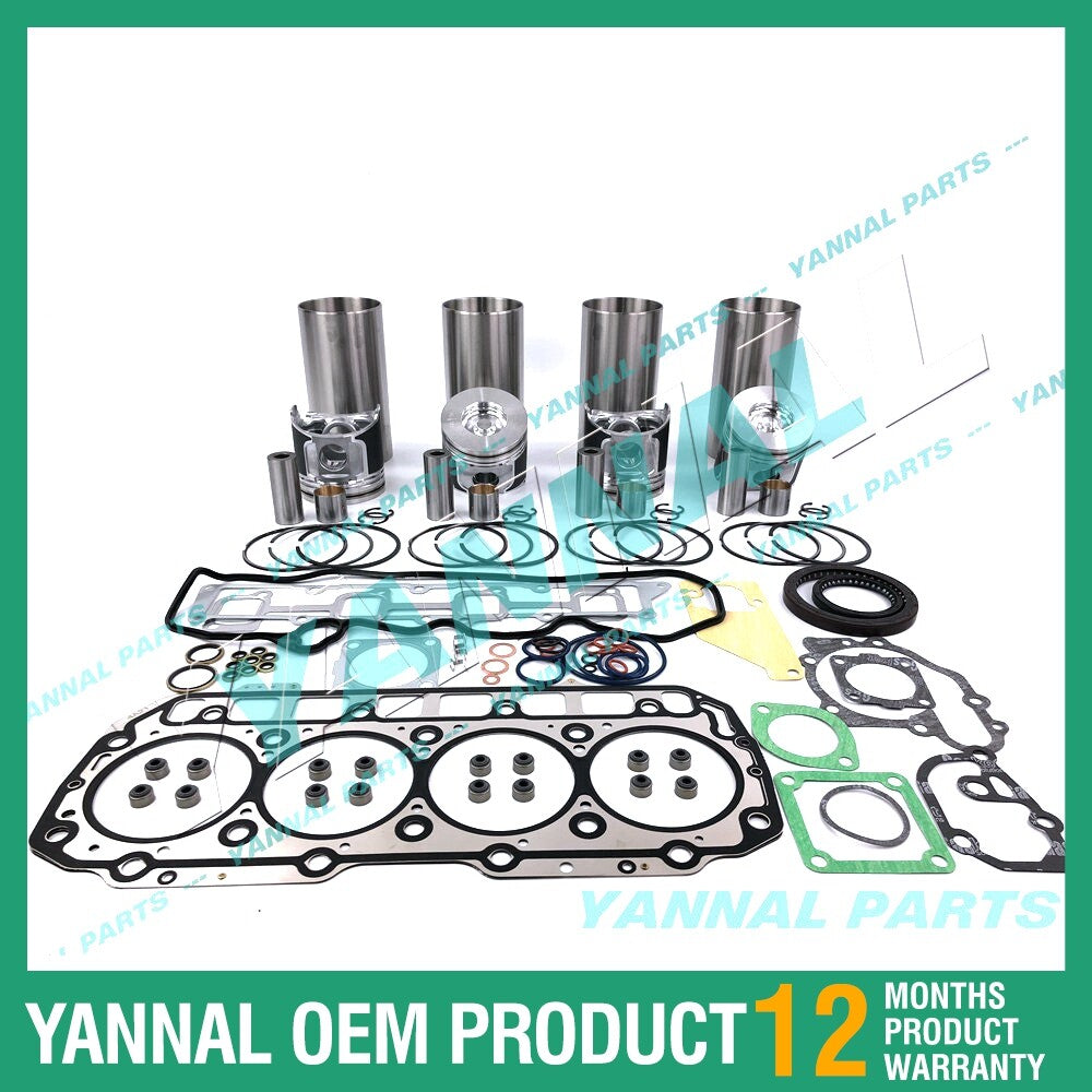 4TNV98 16V Overhaul and Rebuild Kit with Complete Gaskets for Yanmar Diesel Engines