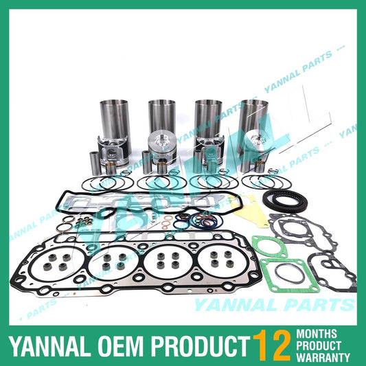 4TNV98 16V Overhaul and Rebuild Kit with Complete Gaskets for Yanmar Diesel Engines