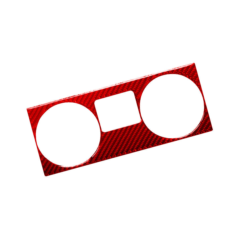 Red Carbon Fiber Center Air Vent Outer Cover Trim for Jeep for Wrangler 07-10 Type B