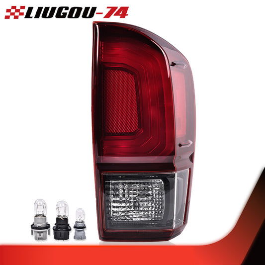 Red taillights and brake lights on the right are suitable for 2016-2022 for Toyota Tacoma TRD style.