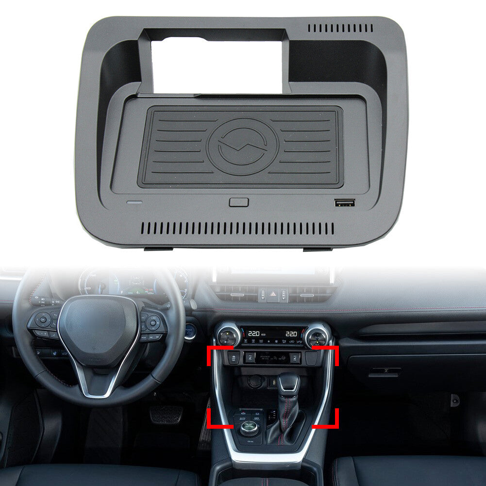 Wireless Car Charger Phone Fast Charging Pad for Suzuki Across iPhone Samsung